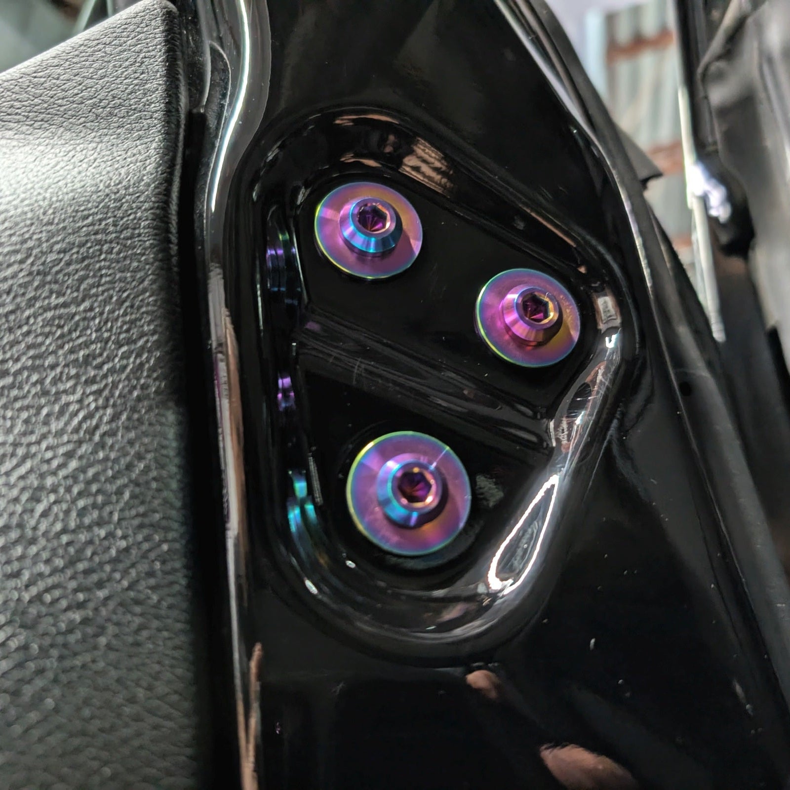 ZSPEC Side-Mirrors Hardware Kit for 2018+ Jeep JLU Wrangler, Titanium - Dress Up Bolts Hardware from ZSPEC Design LLC