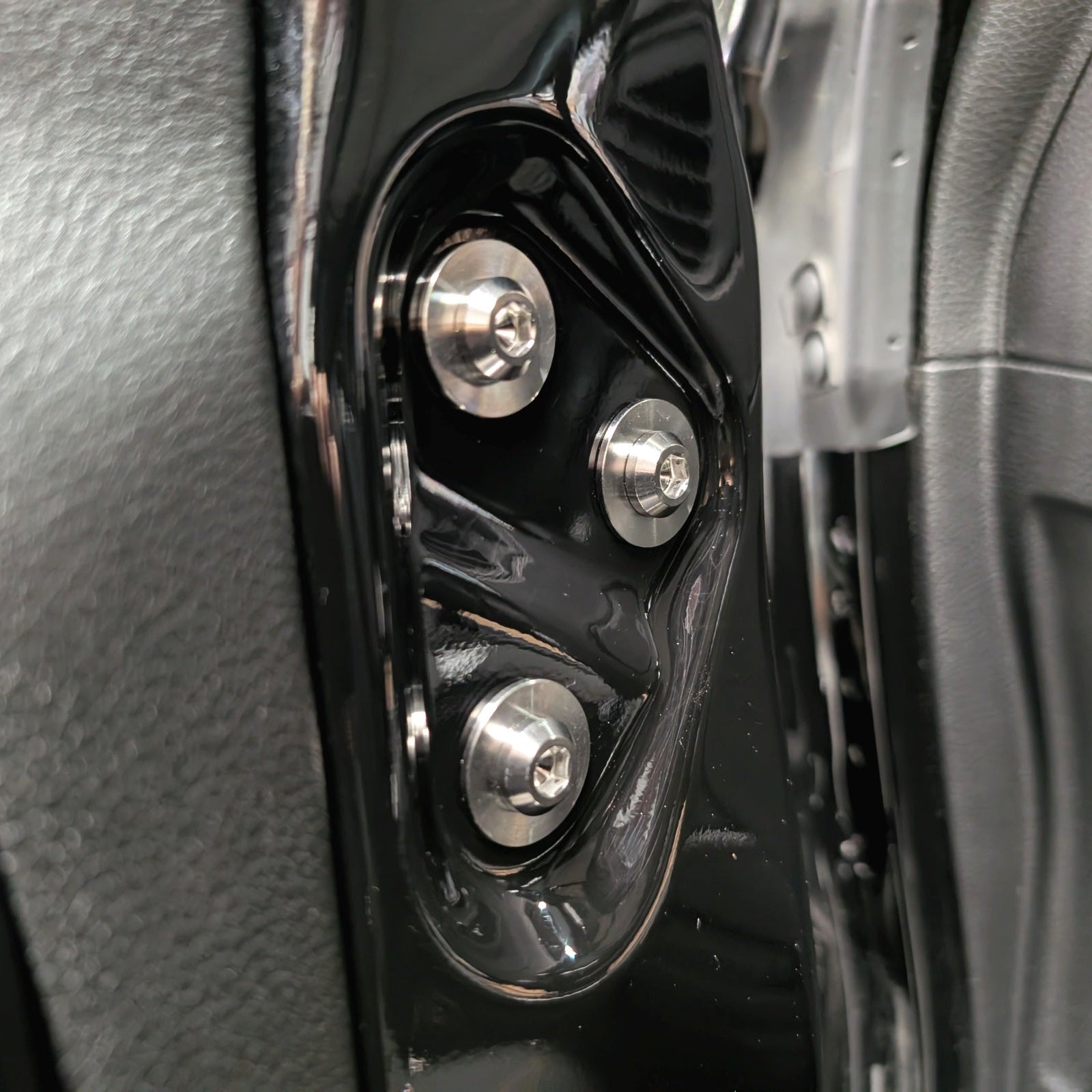 ZSPEC Side-Mirrors Hardware Kit for 2018+ Jeep JLU Wrangler, Titanium - Dress Up Bolts Hardware from ZSPEC Design LLC