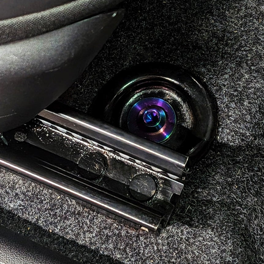 ZSPEC Seat Dress Up Bolts Fastener Hardware Kit for '07-25 Fiat 500 & Abarth Titanium Grade-5 - ZSPEC Design LLC