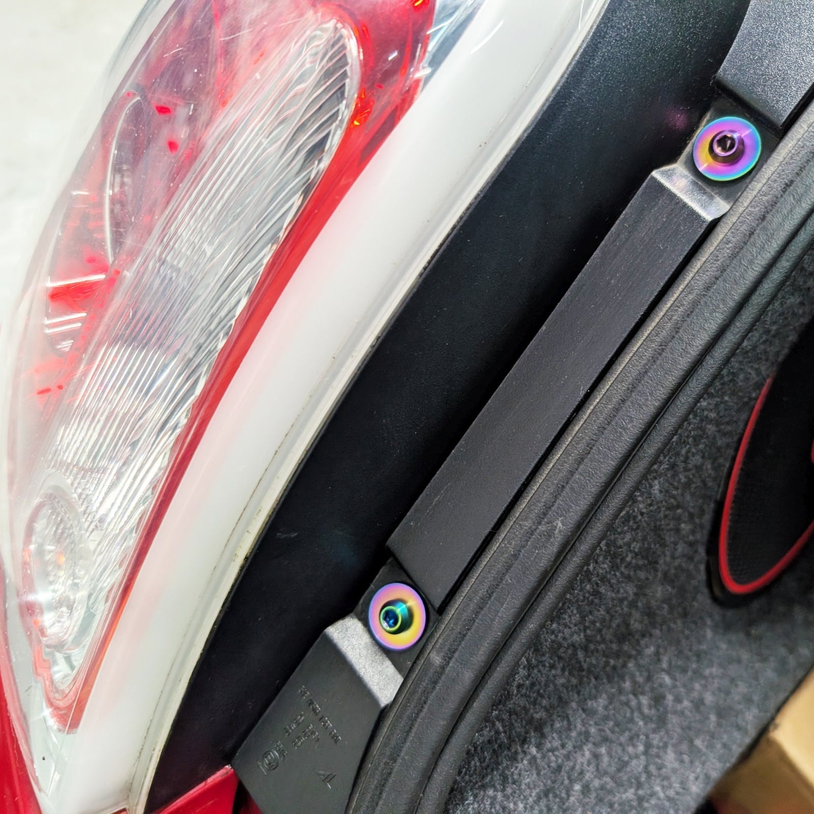 ZSPEC Staged Dress Up Bolts Fastener Hardware Kit for '07-25 Fiat 500 & Abarth Titanium Grade-5 - ZSPEC Design LLC