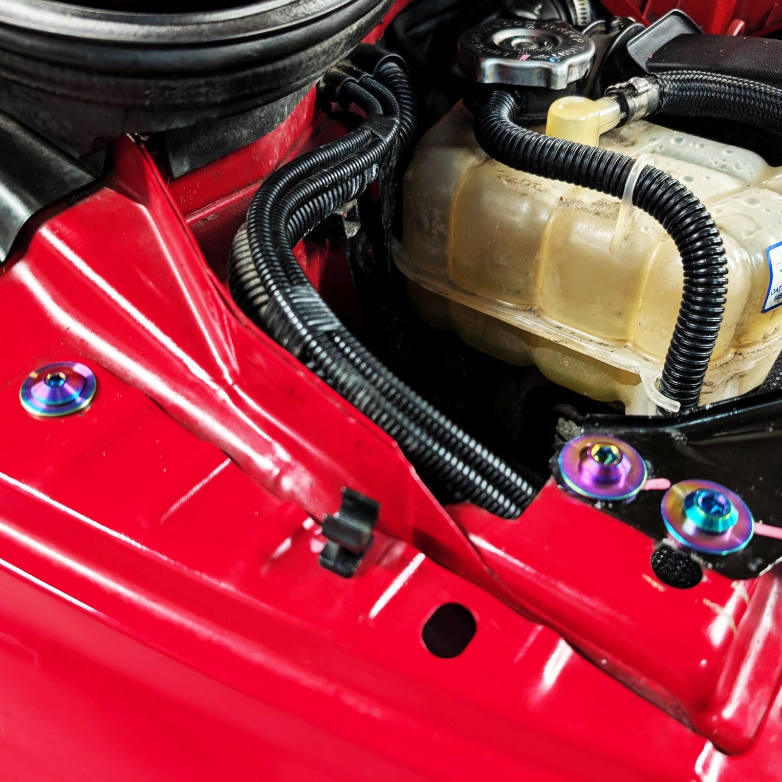 ZSPEC Staged Dress Up Bolts Fastener Hardware Kit for '07-25 Fiat 500 & Abarth Titanium Grade-5 - ZSPEC Design LLC