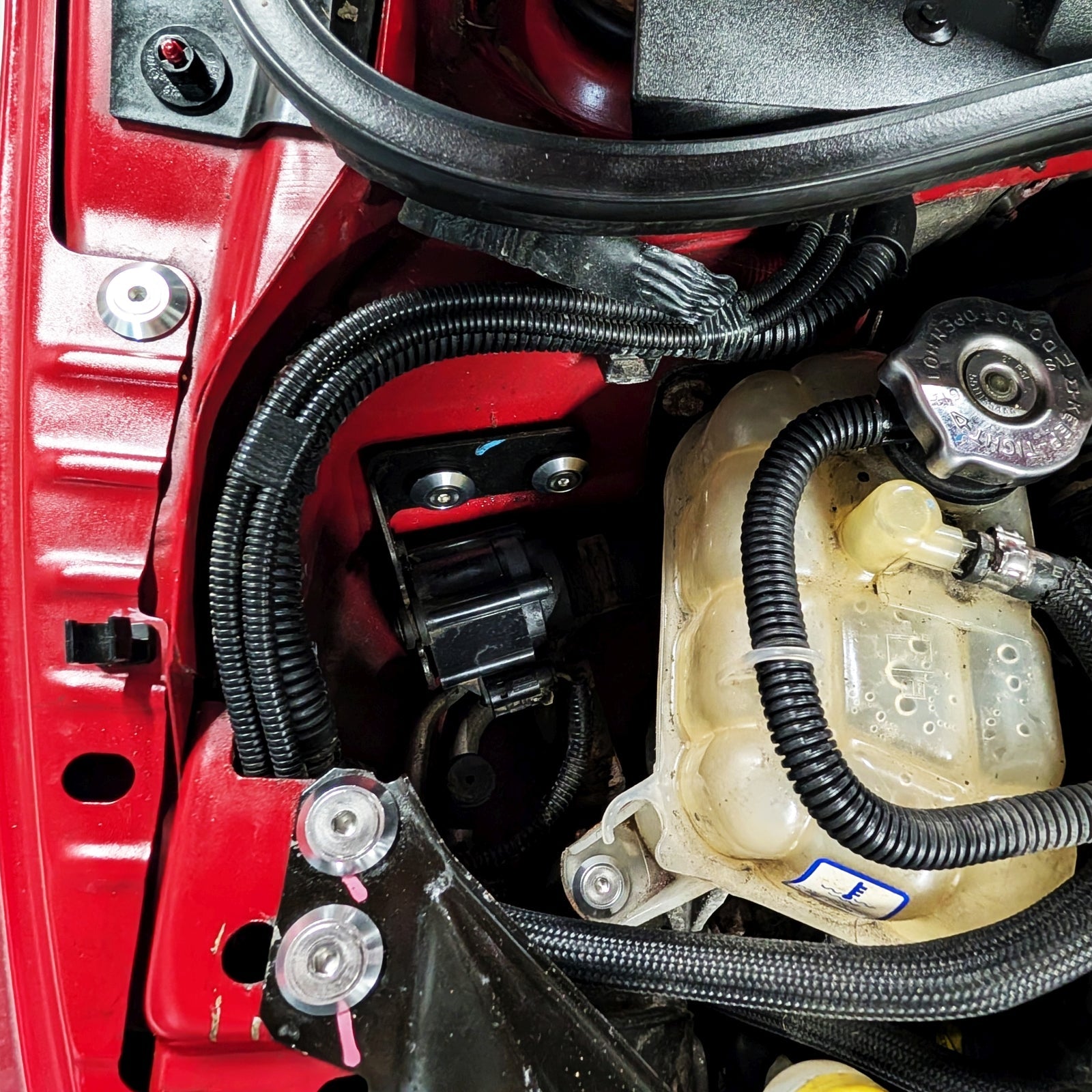 ZSPEC Stage-2 Hardware Kit, Fiat 500 & Abarth, Stainless & Billet Dress Up Bolts Washers Hardware - ZSPEC Design LLC