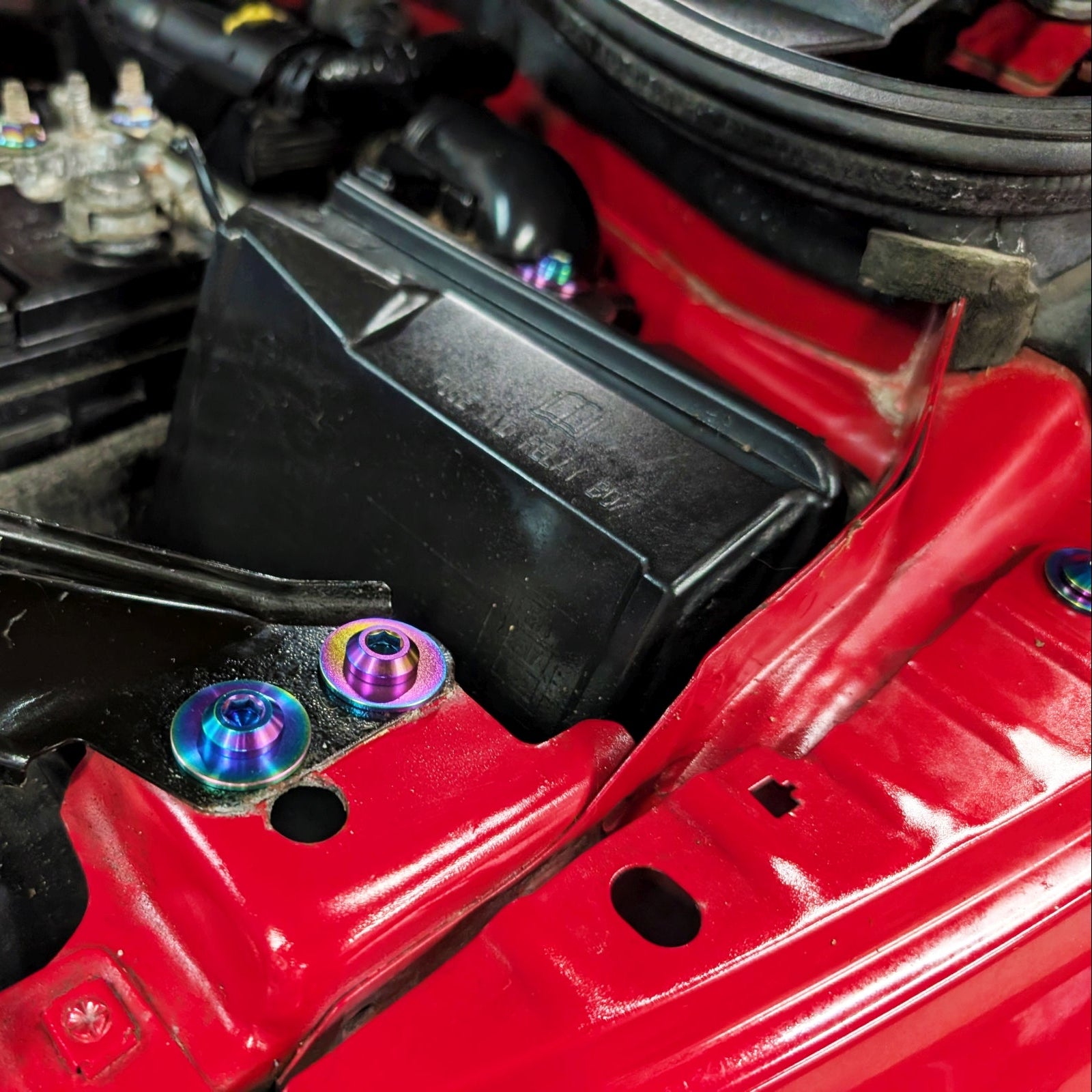 ZSPEC Staged Dress Up Bolts Fastener Hardware Kit for '07-25 Fiat 500 & Abarth Titanium Grade-5 - ZSPEC Design LLC