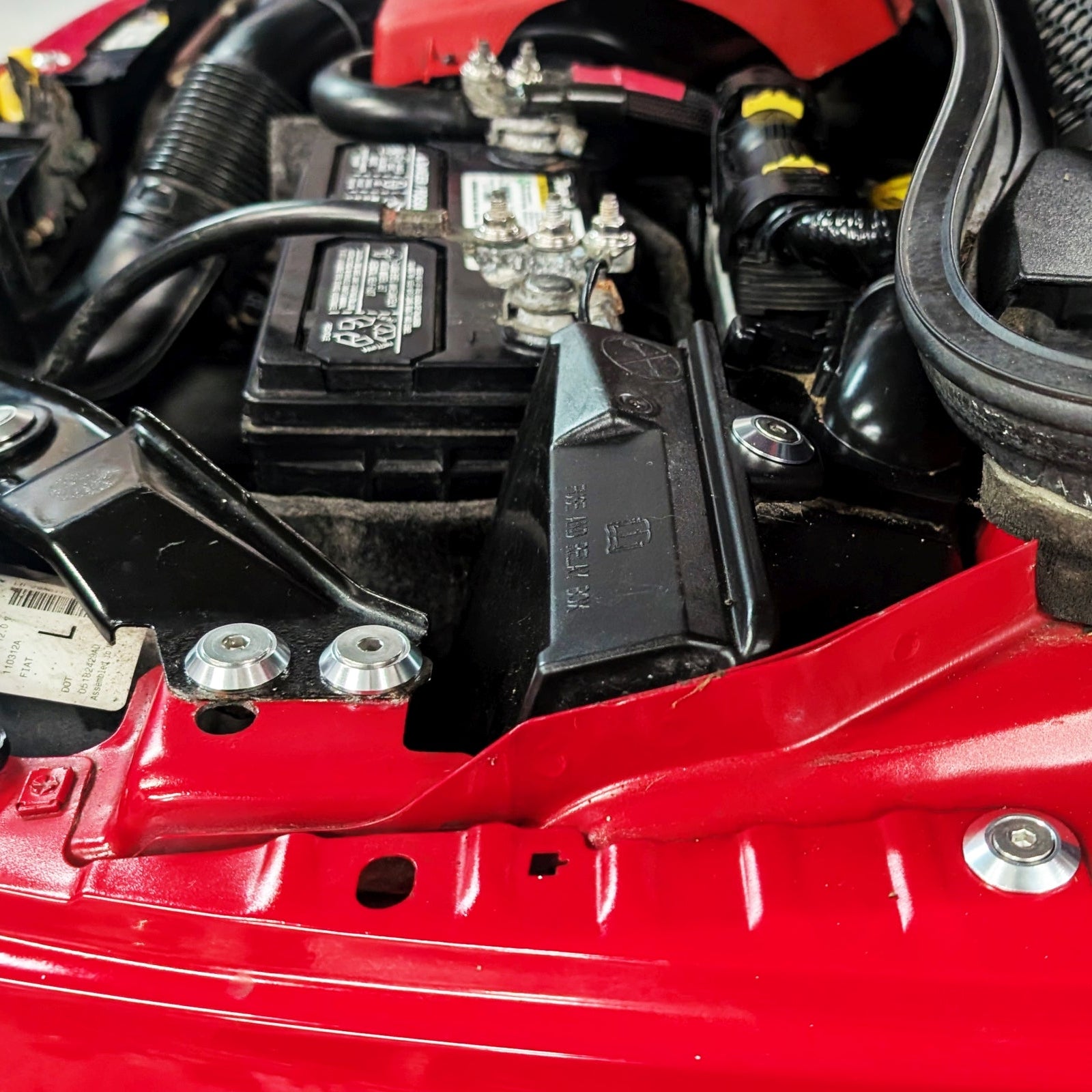 ZSPEC Stage-2 Hardware Kit, Fiat 500 & Abarth, Stainless & Billet Dress Up Bolts Washers Hardware - ZSPEC Design LLC