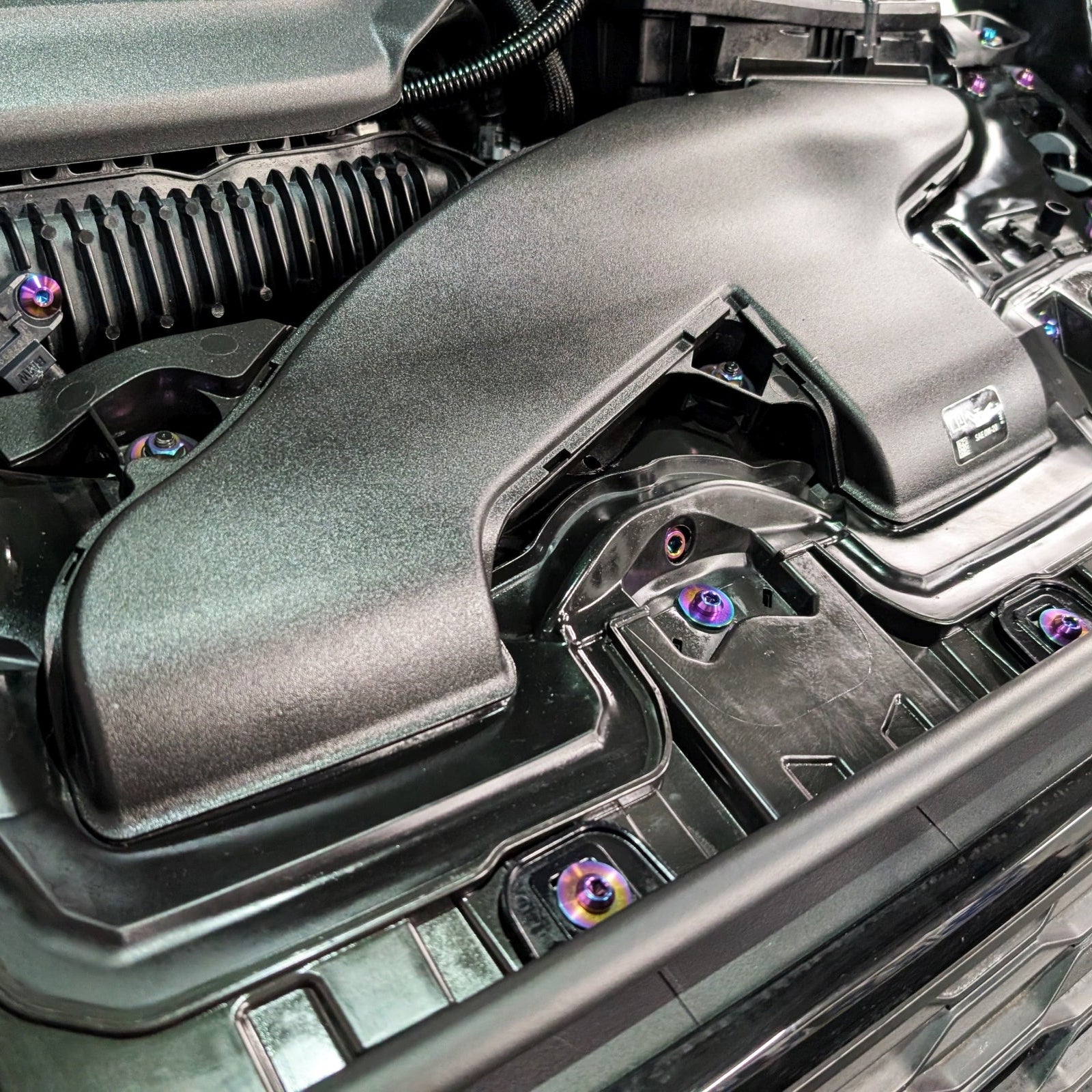 ZSPEC Staged Dress Up Bolts® Fastener Kit, '22+ Mini Cooper F56s, Titanium - ZSPEC Design LLC