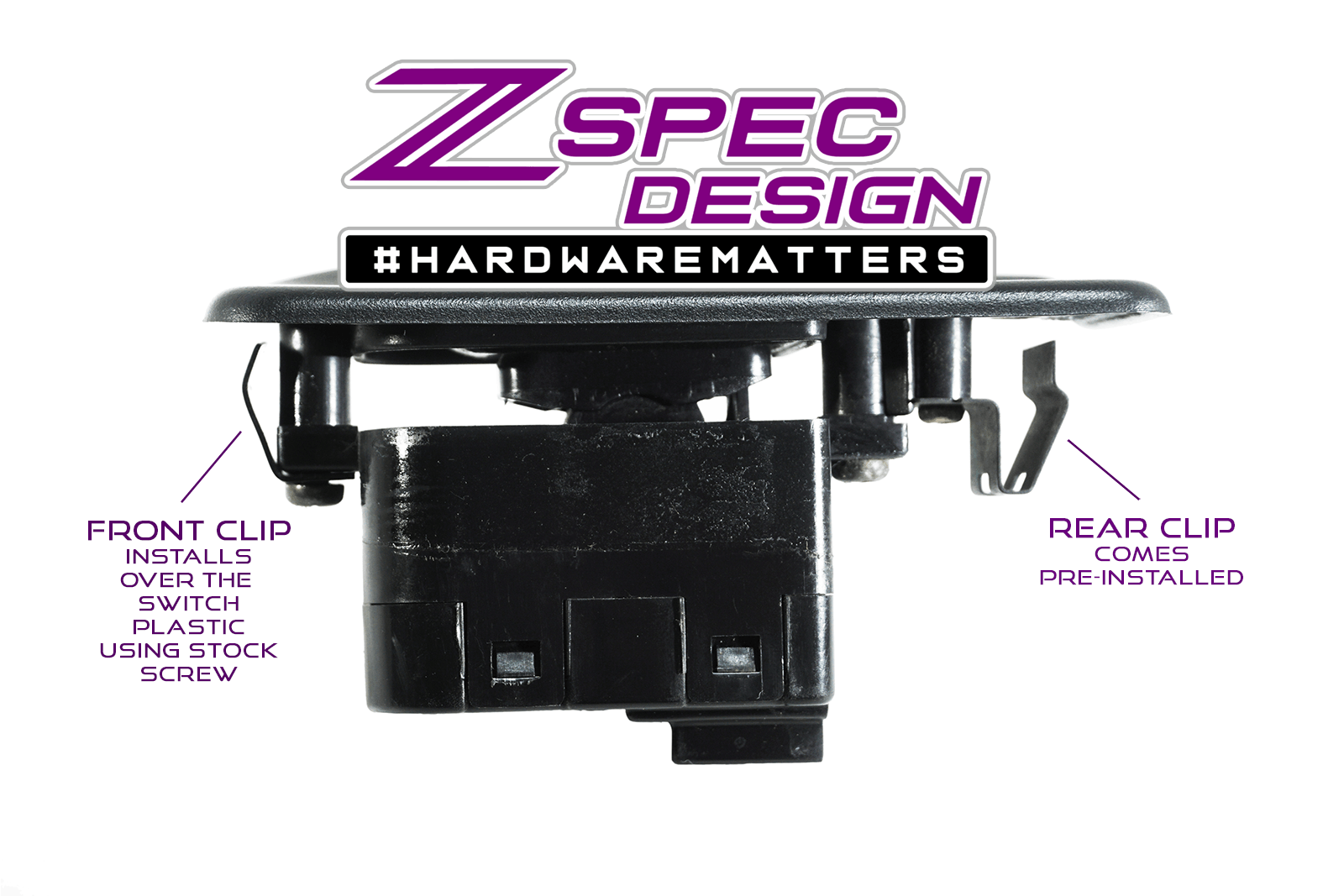 ZSPEC 300zx Z32 Window Switch Finisher Pair, Right and Left Side Bezels, fits LHD Models Only - ZSPEC Design LLC - Hardware Fasteners - 300zx, lhd, nissan, repro, z32, z32 window switch - zspecdesign.com