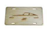 ZSPEC Datsun 280zx S130 License Plate, Birch, Ornament for Office, Garage or Man-Cave