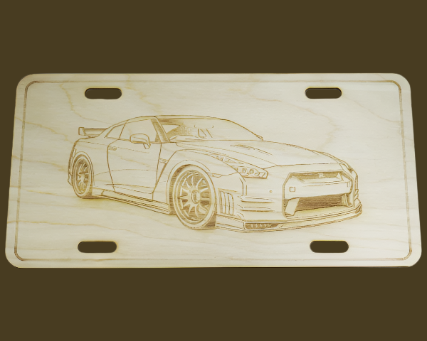 ZSPEC Design Garage Art Wall Covering Man Cave Office Ornament Nissan GTR R35