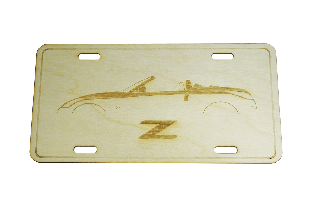 350z license discount plate frame