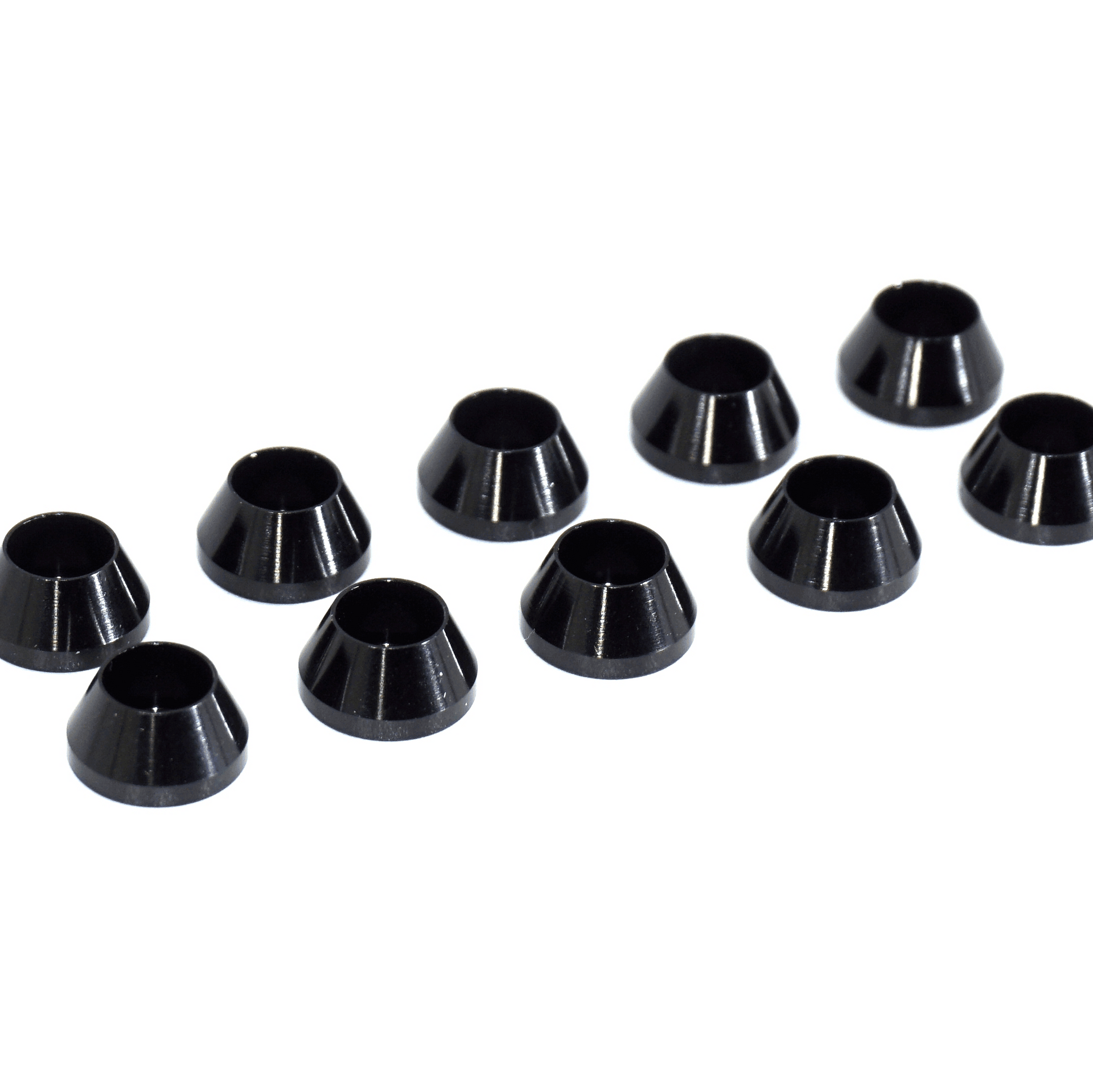 ZSPEC M3 Billet Aluminum Angled-Cup Finish Dress Up Washers, 10-Pack