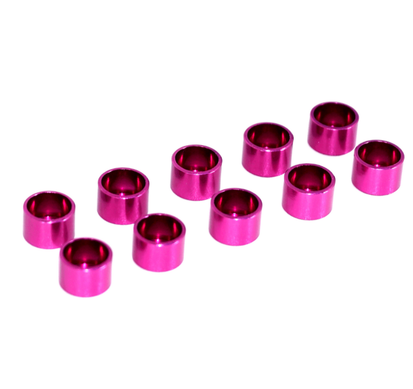 ZSPEC M3 Straight Up Finish Washers, 10-Pack - ZSPEC Design LLC - Hardware Fasteners - 10-pack, angled, billet hardware, Dress Up Washer, Fastener, m3, shsc - zspecdesign.com