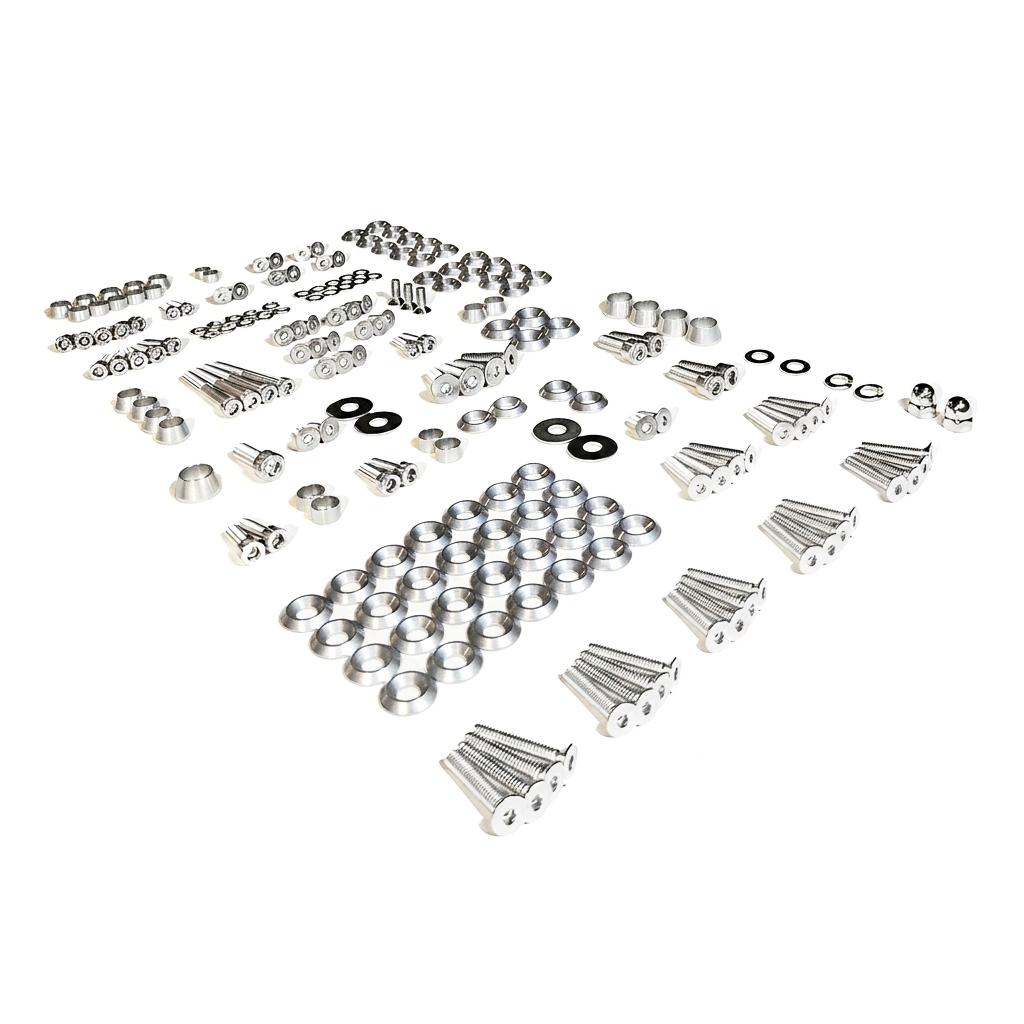 ZSPEC "Stage 3" Dress Up Bolts® Fastener Kit for '05-14 Ford Mustang V8 S197, Stainless & Billet - ZSPEC Design LLC - Hardware Fasteners - Fastener Kit, ford, mustang, s197, stage 3, v6 - zspecdesign.com