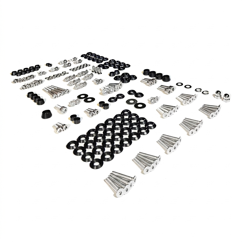 ZSPEC "Stage 3" Dress Up Bolts® Fastener Kit for '05-14 Ford Mustang V8 S197, Stainless & Billet - ZSPEC Design LLC - Hardware Fasteners - Fastener Kit, ford, mustang, s197, stage 3, v6 - zspecdesign.com