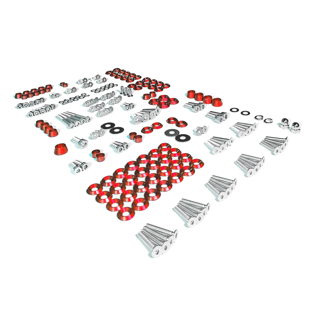 ZSPEC "Stage 3" Dress Up Bolts® Fastener Kit for '05-14 Ford Mustang V8 S197, Stainless & Billet - ZSPEC Design LLC - Hardware Fasteners - Fastener Kit, ford, mustang, s197, stage 3, v6 - zspecdesign.com