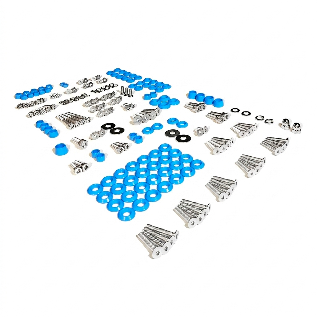 ZSPEC "Stage 3" Dress Up Bolts® Fastener Kit for '05-14 Ford Mustang V8 S197, Stainless & Billet - ZSPEC Design LLC - Hardware Fasteners - Fastener Kit, ford, mustang, s197, stage 3, v6 - zspecdesign.com