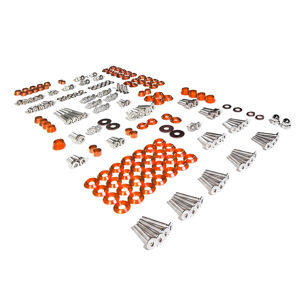 ZSPEC "Stage 3" Dress Up Bolts® Fastener Kit for '05-14 Ford Mustang V8 S197, Stainless & Billet - ZSPEC Design LLC - Hardware Fasteners - Fastener Kit, ford, mustang, s197, stage 3, v6 - zspecdesign.com