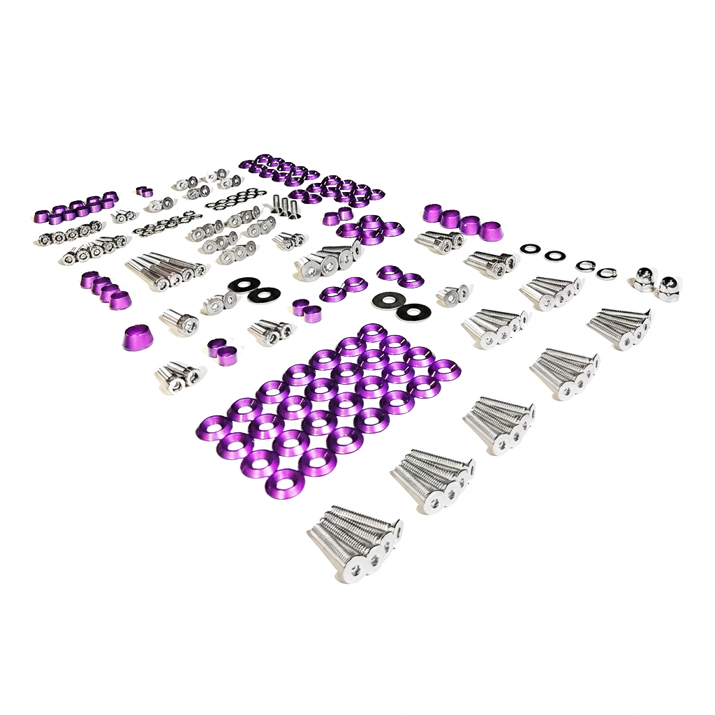 ZSPEC "Stage 3" Dress Up Bolts® Fastener Kit for '05-14 Ford Mustang V8 S197, Stainless & Billet - ZSPEC Design LLC - Hardware Fasteners - Fastener Kit, ford, mustang, s197, stage 3, v6 - zspecdesign.com