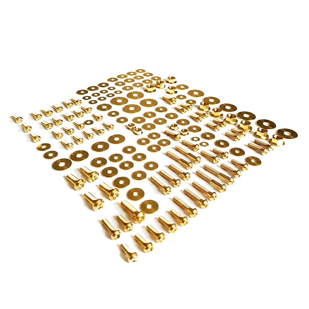ZSPEC Stage-2 Dress Up Bolts® Fastener Kit for '15-23 Ford Mustang GT500 S550, Titanium - ZSPEC Design LLC - Hardware Fasteners - Fastener Kit, ford, mustang, s550, stage 2 - zspecdesign.com