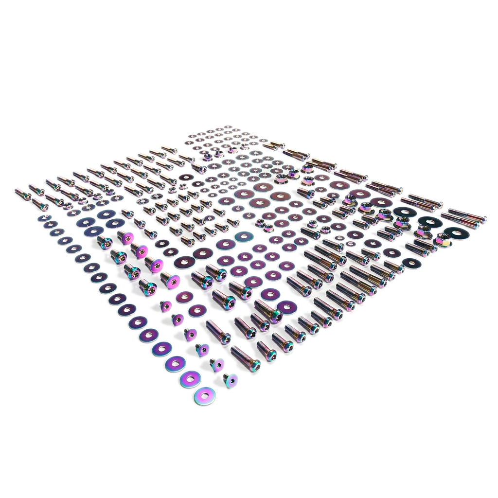 ZSPEC Stage-3 Dress Up Bolts® Fastener Kit for '15-23 Ford Mustang GT500 S550, Titanium - ZSPEC Design LLC - Hardware Fasteners - Fastener Kit, ford, mustang, s550, stage 2 - zspecdesign.com