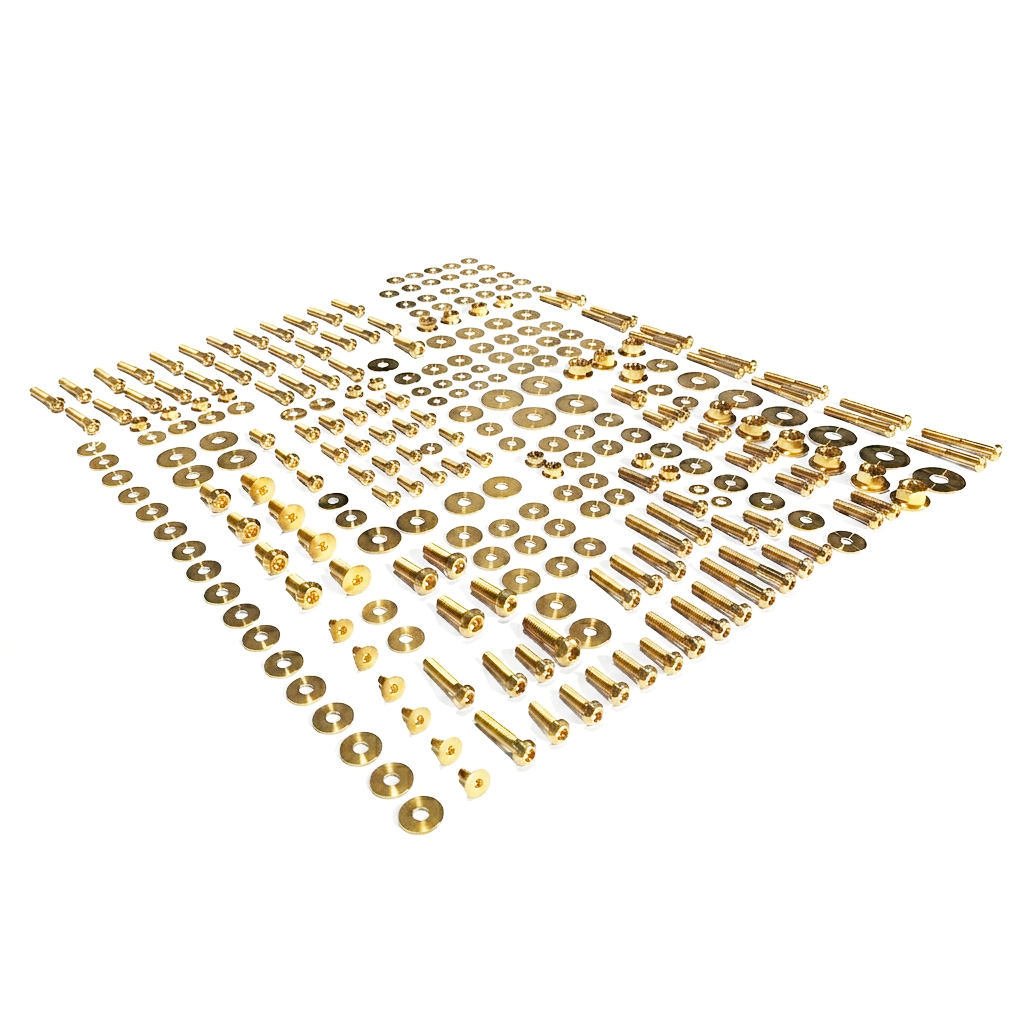 ZSPEC Stage-3 Dress Up Bolts® Fastener Kit for '15-23 Ford Mustang GT500 S550, Titanium - ZSPEC Design LLC - Hardware Fasteners - Fastener Kit, ford, mustang, s550, stage 2 - zspecdesign.com