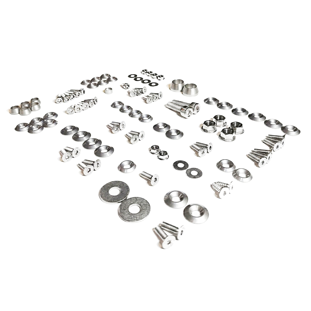 ZSPEC Stage-1 Dress Up Bolts® Fastener Kit for Ford Mustang SN95 V8, Stainless & Billet - ZSPEC Design LLC - Hardware Fasteners - Fastener Kit, ford, mustang, sn95, stage 1 - zspecdesign.com