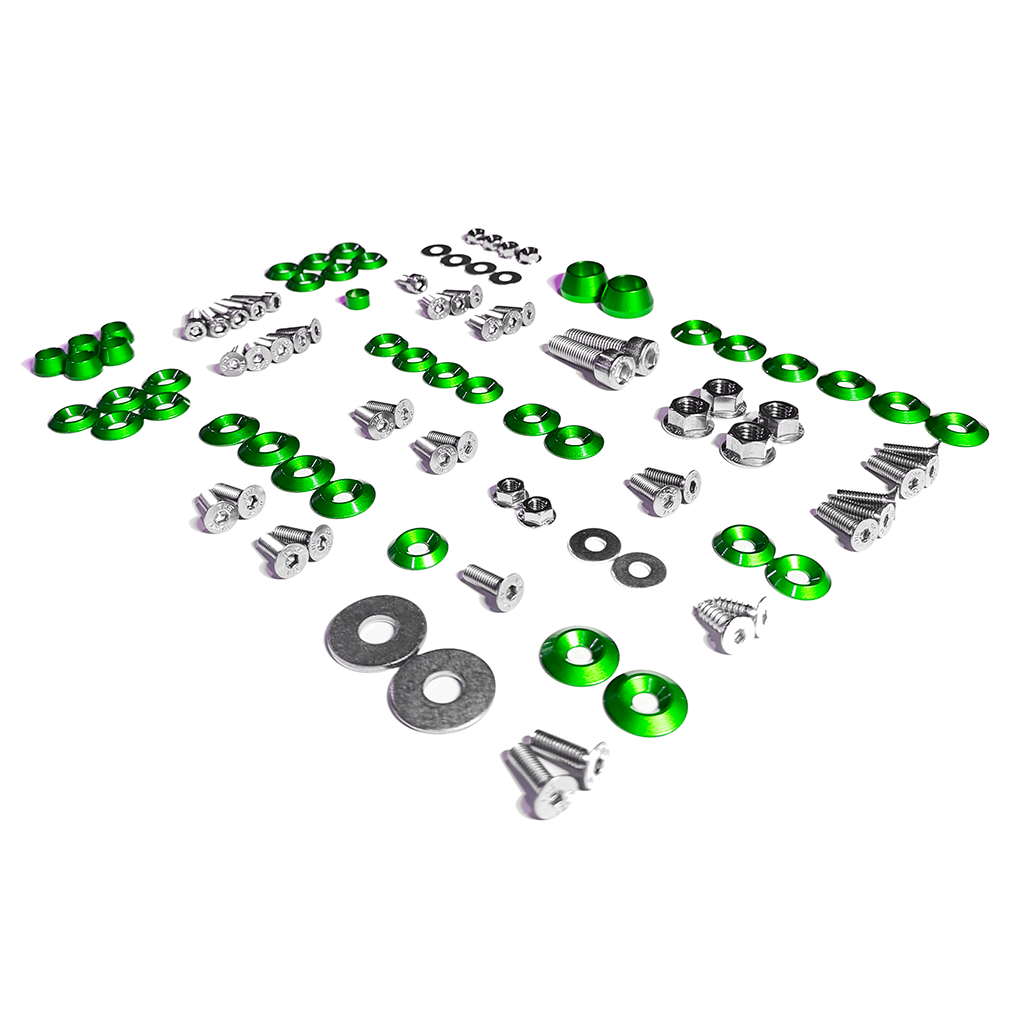 ZSPEC Stage-1 Dress Up Bolts® Fastener Kit for Ford Mustang SN95 V8, Stainless & Billet - ZSPEC Design LLC - Hardware Fasteners - Fastener Kit, ford, mustang, sn95, stage 1 - zspecdesign.com