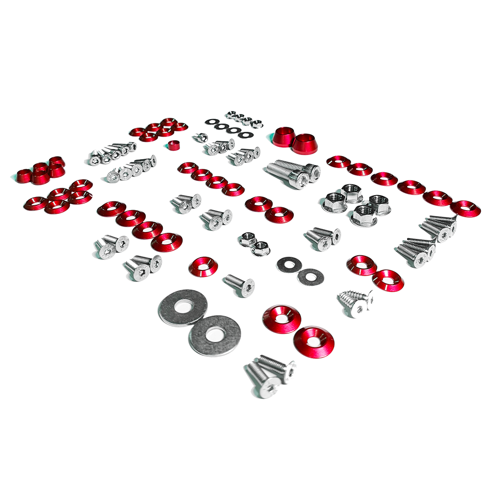 ZSPEC Stage-1 Dress Up Bolts® Fastener Kit for Ford Mustang SN95 V8, Stainless & Billet - ZSPEC Design LLC - Hardware Fasteners - Fastener Kit, ford, mustang, sn95, stage 1 - zspecdesign.com