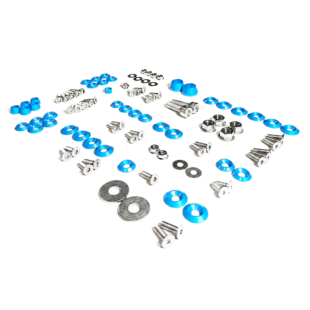 ZSPEC Stage-1 Dress Up Bolts® Fastener Kit for Ford Mustang SN95 V8, Stainless & Billet - ZSPEC Design LLC - Hardware Fasteners - Fastener Kit, ford, mustang, sn95, stage 1 - zspecdesign.com