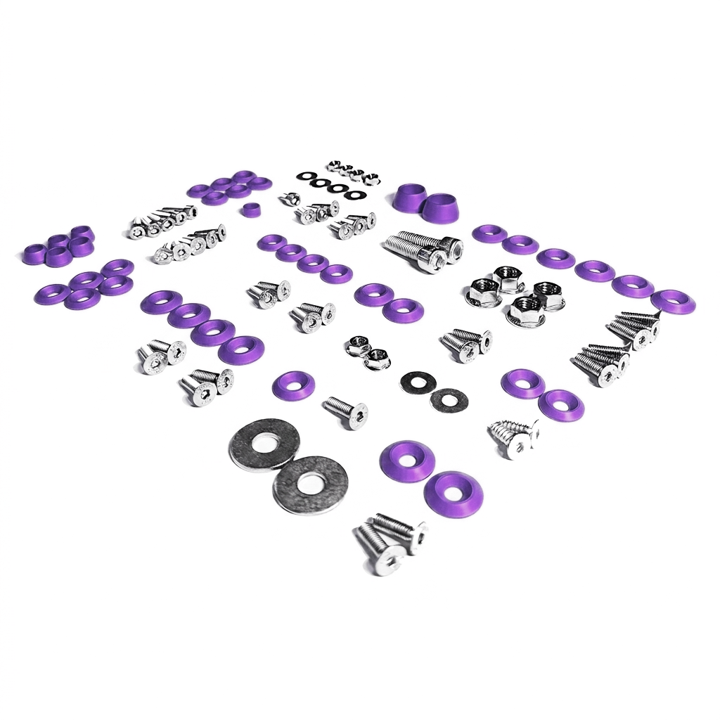 ZSPEC Stage-1 Dress Up Bolts® Fastener Kit for Ford Mustang SN95 V8, Stainless & Billet - ZSPEC Design LLC - Hardware Fasteners - Fastener Kit, ford, mustang, sn95, stage 1 - zspecdesign.com