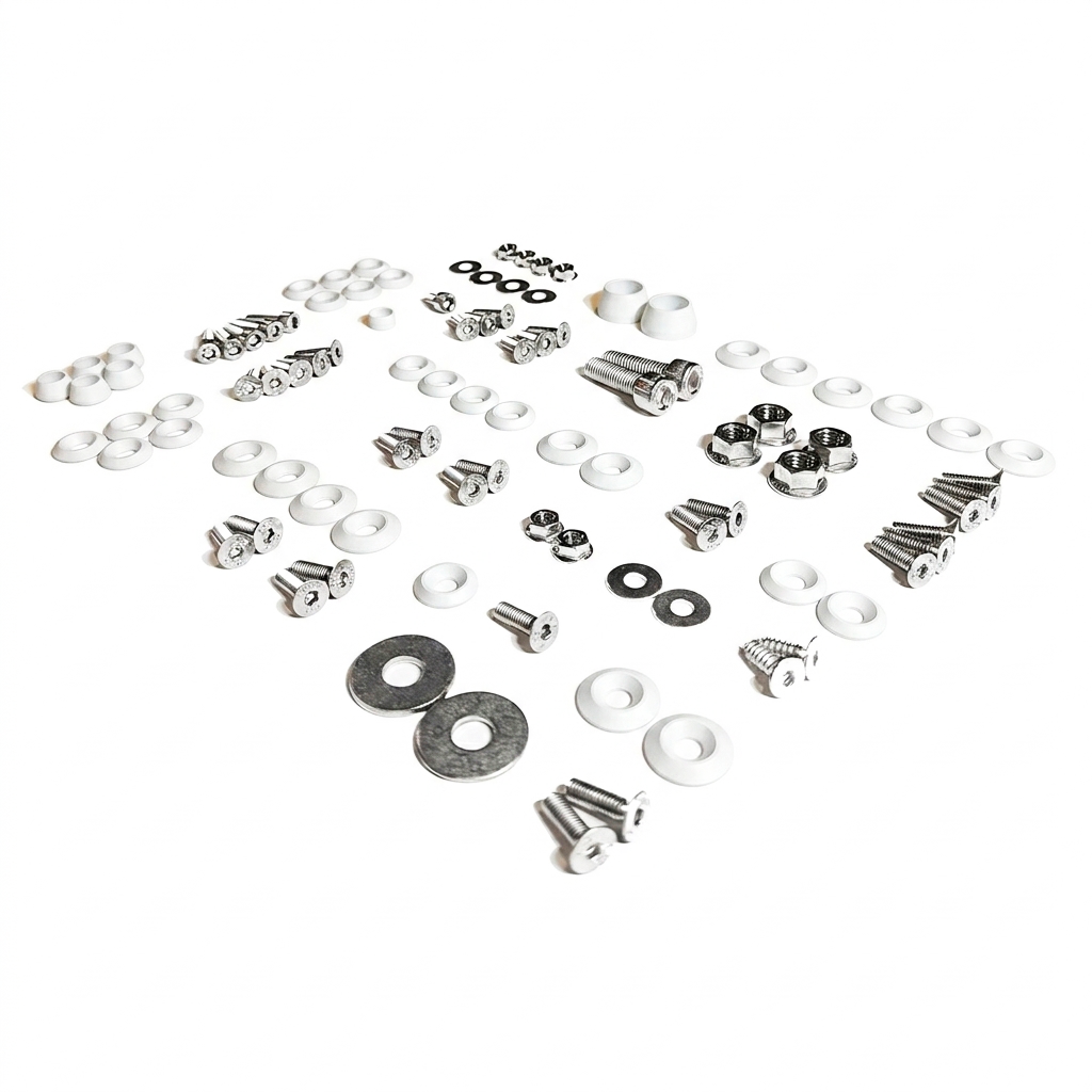 ZSPEC Stage-1 Dress Up Bolts® Fastener Kit for Ford Mustang SN95 V8, Stainless & Billet - ZSPEC Design LLC - Hardware Fasteners - Fastener Kit, ford, mustang, sn95, stage 1 - zspecdesign.com