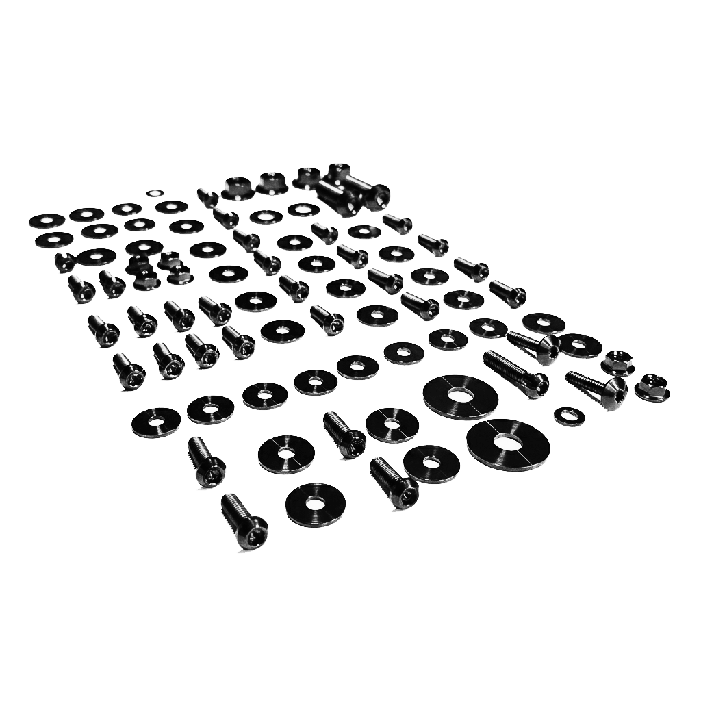 ZSPEC Stage-1 Dress Up Bolts® Fastener Kit for Ford Mustang SN95 V8, Titanium - ZSPEC Design LLC - Hardware Fasteners - Fastener Kit, ford, mustang, sn95, stage 1 - zspecdesign.com