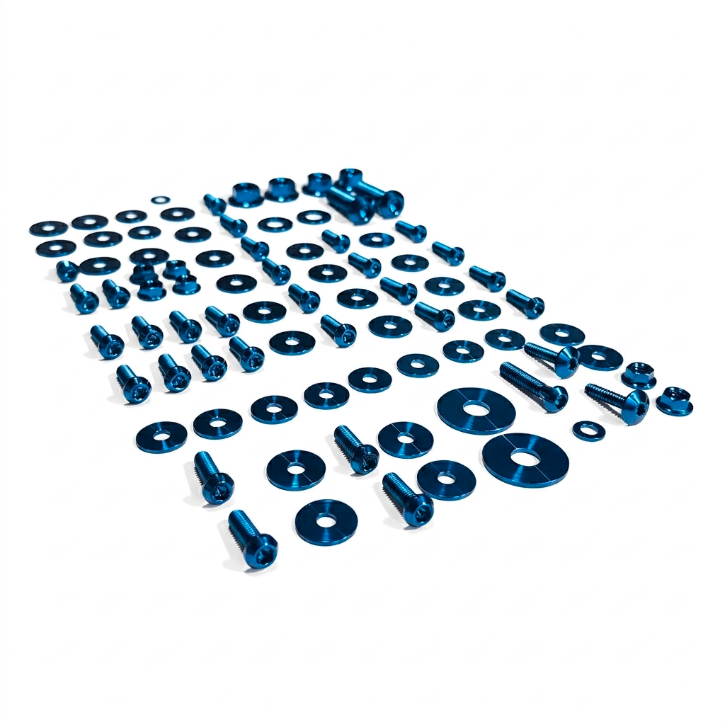 ZSPEC Stage-1 Dress Up Bolts® Fastener Kit for Ford Mustang SN95 V8, Titanium - ZSPEC Design LLC - Hardware Fasteners - Fastener Kit, ford, mustang, sn95, stage 1 - zspecdesign.com