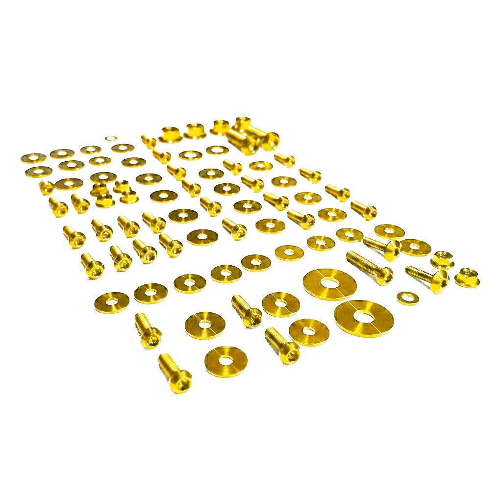 ZSPEC Stage-1 Dress Up Bolts® Fastener Kit for Ford Mustang SN95 V8, Titanium - ZSPEC Design LLC - Hardware Fasteners - Fastener Kit, ford, mustang, sn95, stage 1 - zspecdesign.com