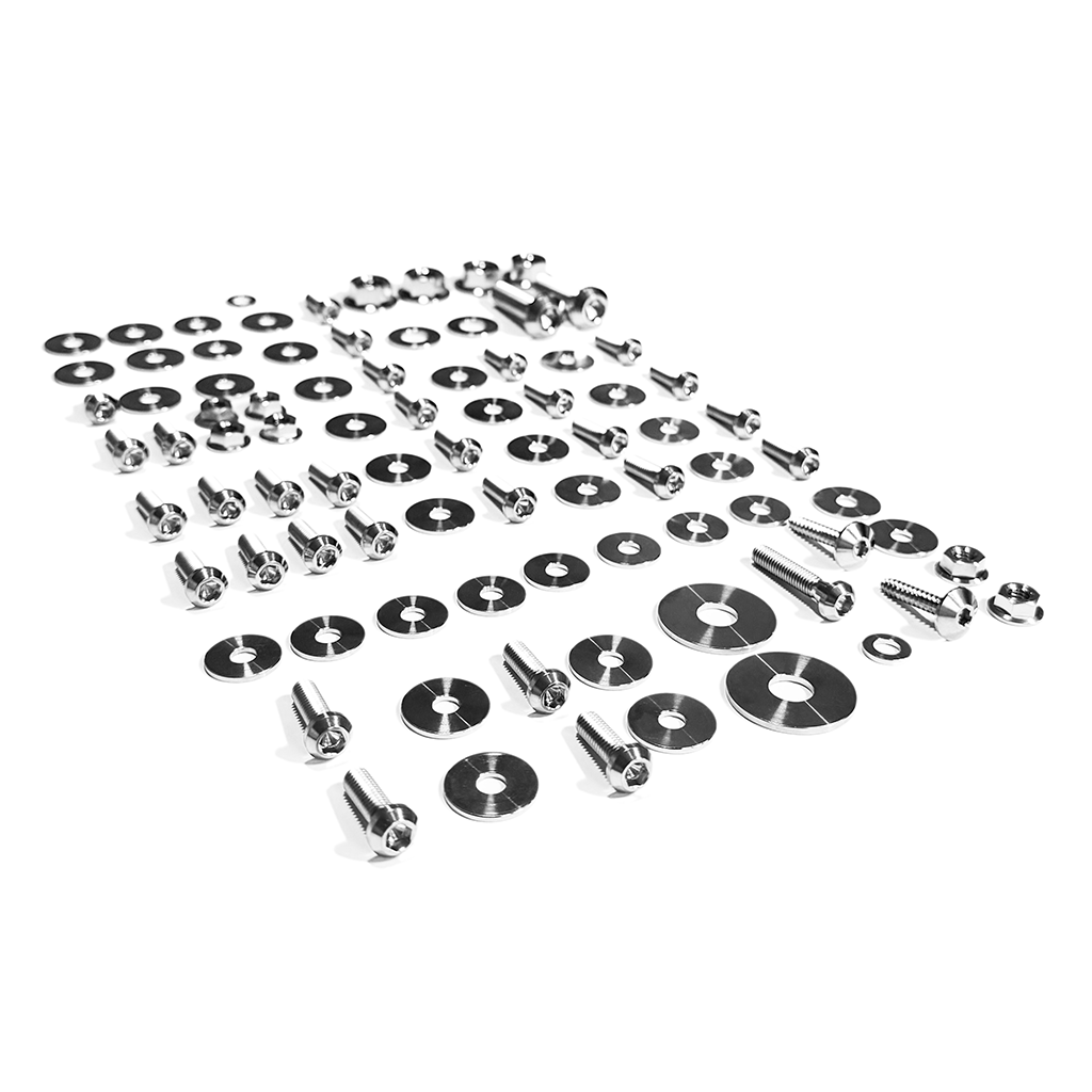ZSPEC Stage-1 Dress Up Bolts® Fastener Kit for Ford Mustang SN95 V8, Titanium - ZSPEC Design LLC - Hardware Fasteners - Fastener Kit, ford, mustang, sn95, stage 1 - zspecdesign.com