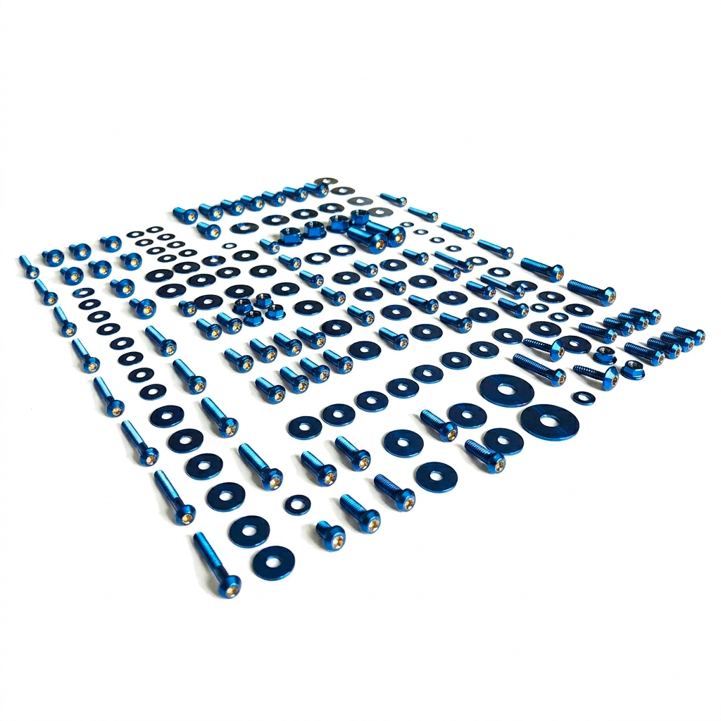 ZSPEC Stage-2 Dress Up Bolts® Fastener Kit for Ford Mustang SN95 V8, Titanium - ZSPEC Design LLC - Hardware Fasteners - Fastener Kit, ford, mustang, sn95, stage 2 - zspecdesign.com