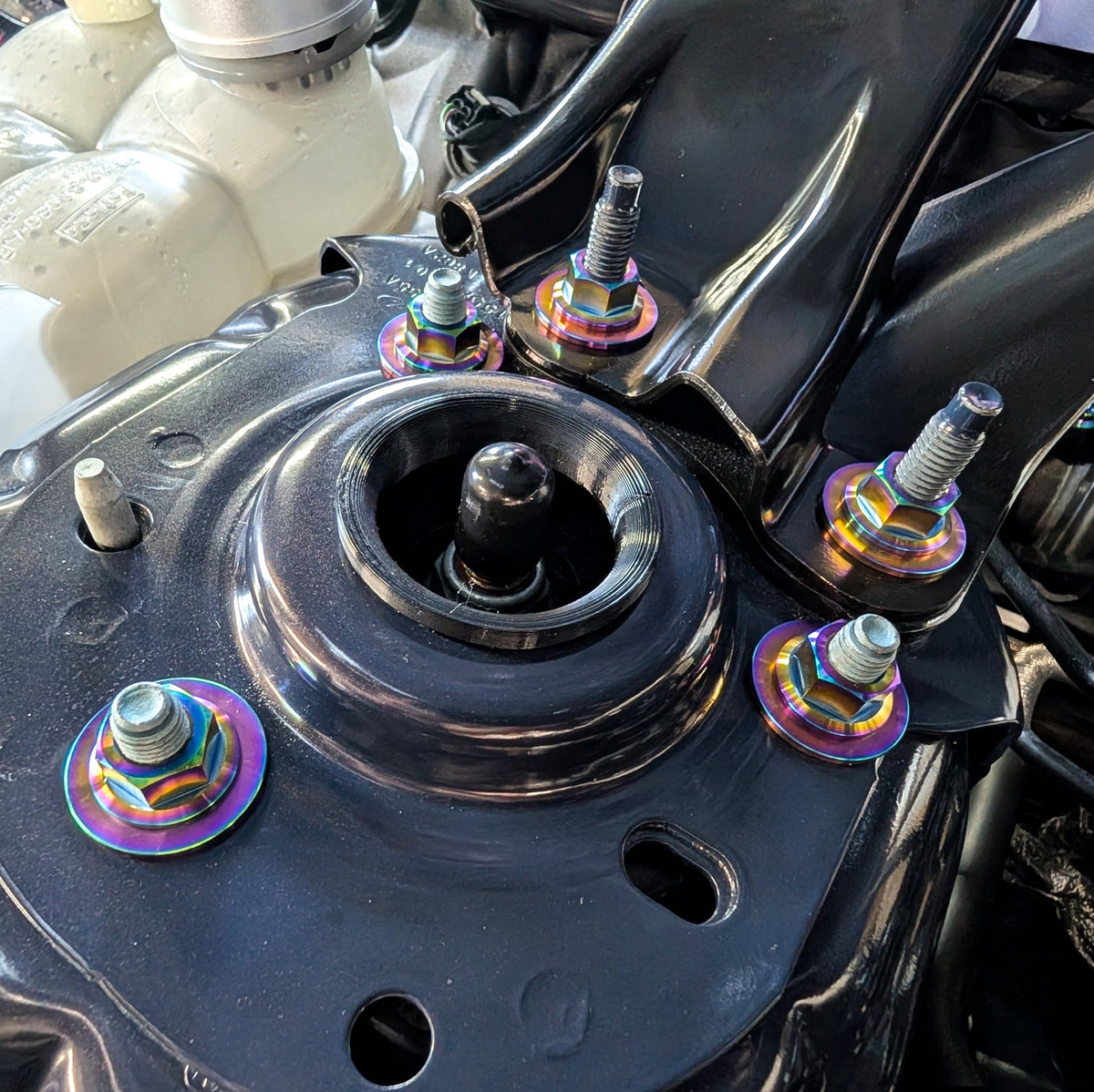 Mustang S650 Shocks and Strut Bar Brace Hardware Kit - Titanium | ZSPEC Design LLC