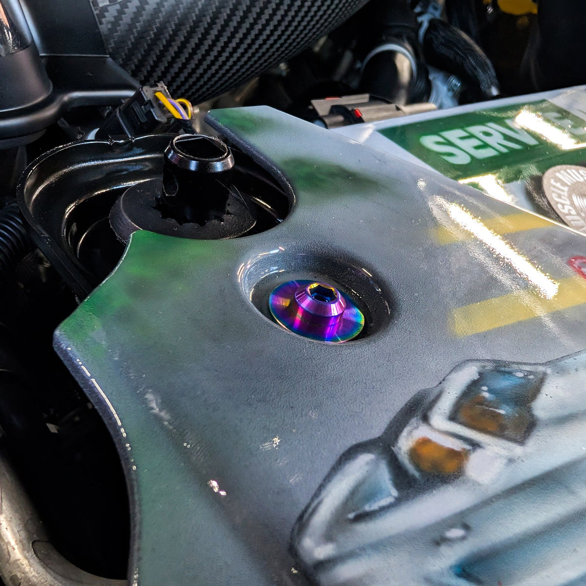 Mustang S650 Titanium Plastic-Clip Replacements Dress Up Bolts Hardware | ZSPEC Design LLC