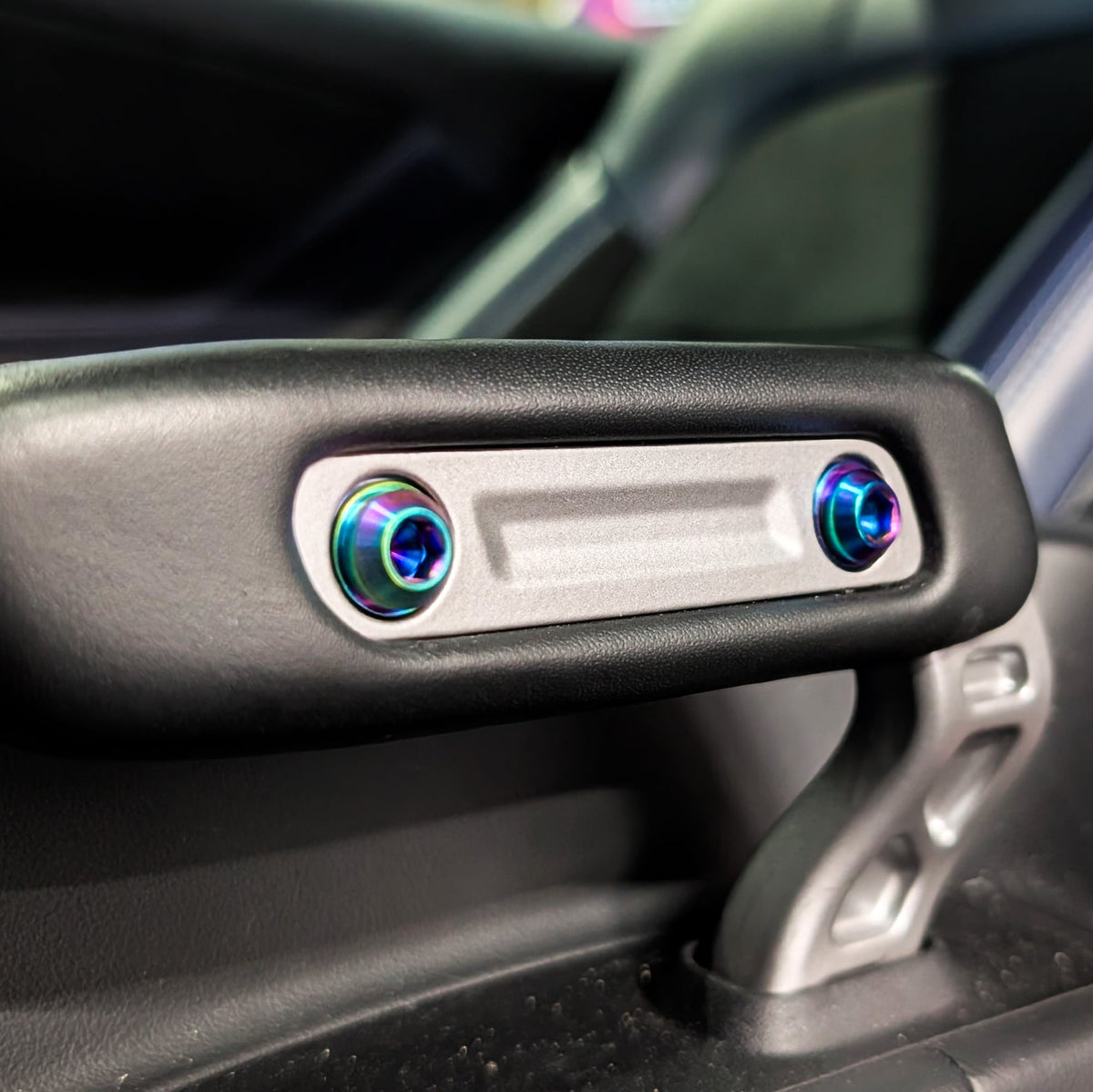 Mustang S650 E-Brake Handle Hardware Kit - Titanium | ZSPEC Design LLC