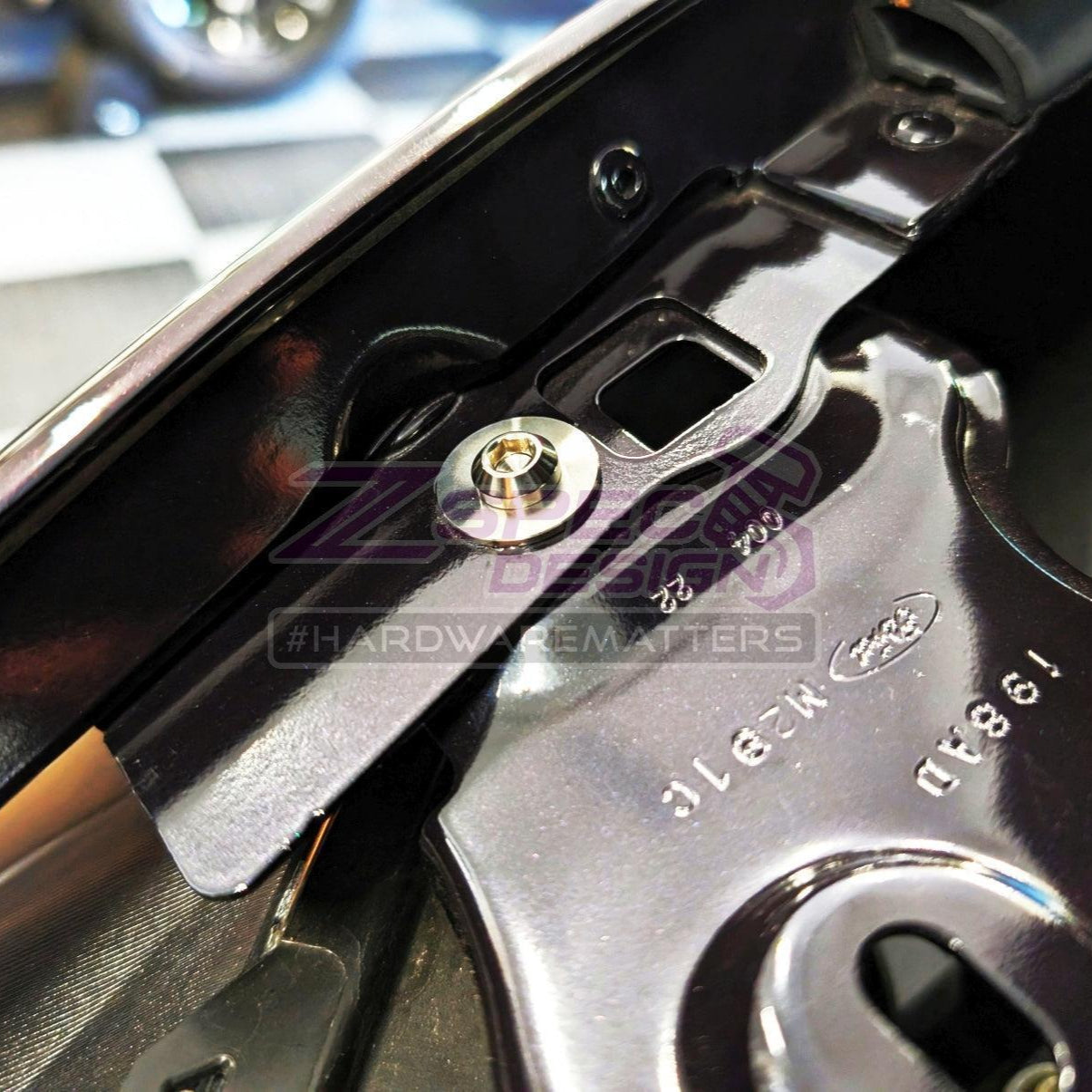 ZSPEC Stage-2 Dress Up Bolts® Fastener Kit for '15-23 Ford Mustang GT500 S550, Titanium - ZSPEC Design LLC - Hardware Fasteners - Fastener Kit, ford, mustang, s550, stage 2 - zspecdesign.com