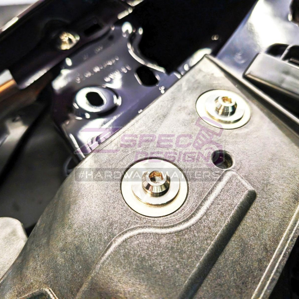 ZSPEC Stage-2 Dress Up Bolts® Fastener Kit for '15-23 Ford Mustang GT500 S550, Titanium - ZSPEC Design LLC - Hardware Fasteners - Fastener Kit, ford, mustang, s550, stage 2 - zspecdesign.com