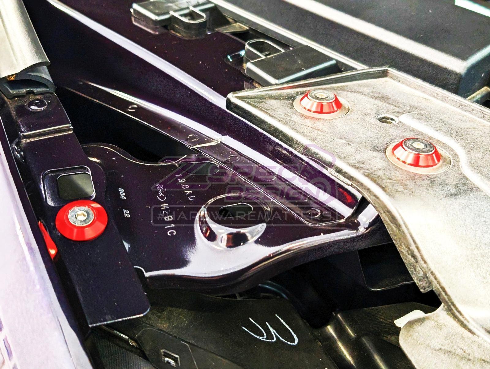 ZSPEC Stage-2 Dress Up Bolts® Fastener Kit for '15-23 Ford Mustang GT500 S550, Stainless & Billet - ZSPEC Design LLC - Hardware Fasteners - Fastener Kit, ford, mustang, s550, stage 2 - zspecdesign.com
