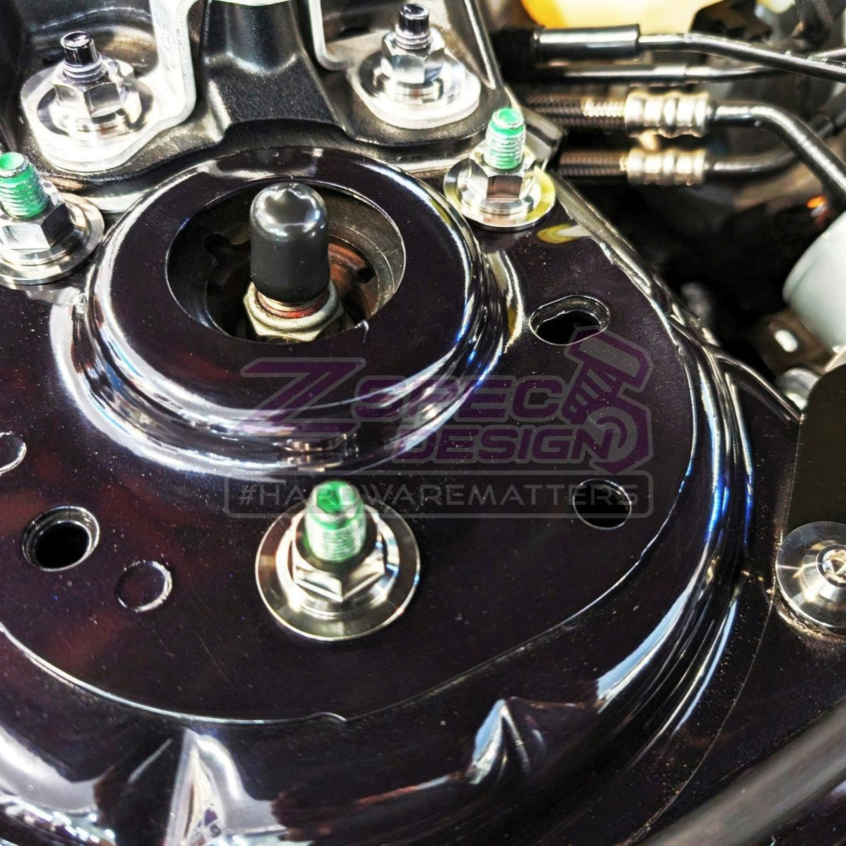 ZSPEC Stage-3 Dress Up Bolts® Fastener Kit for '15-23 Ford Mustang GT 5.0L S550, Titanium - ZSPEC Design LLC - Hardware Fasteners - Fastener Kit, ford, mustang, s550, stage 3 - zspecdesign.com