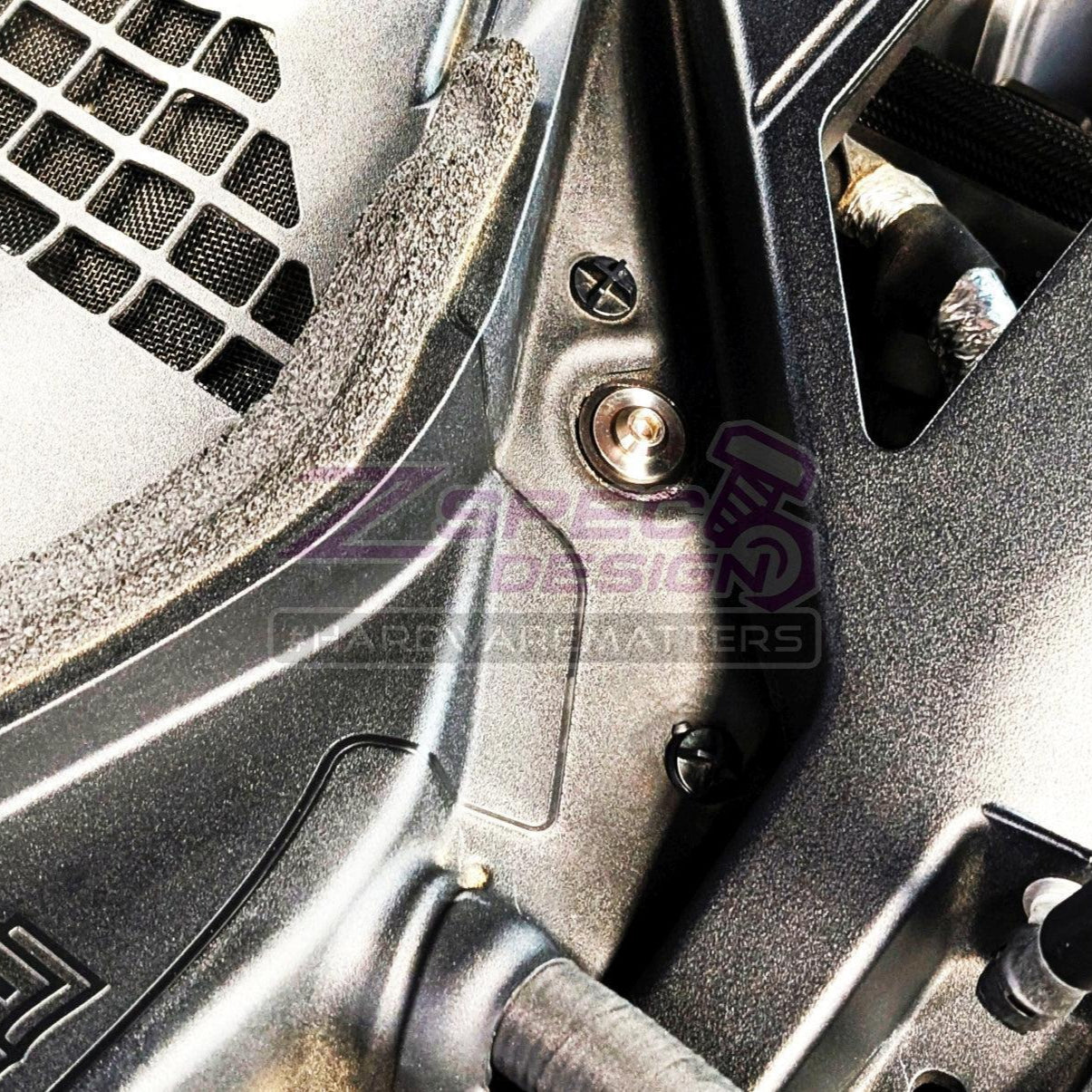 ZSPEC Stage-2 Dress Up Bolts® Fastener Kit for '15-23 Ford Mustang GT500 S550, Titanium - ZSPEC Design LLC - Hardware Fasteners - Fastener Kit, ford, mustang, s550, stage 2 - zspecdesign.com