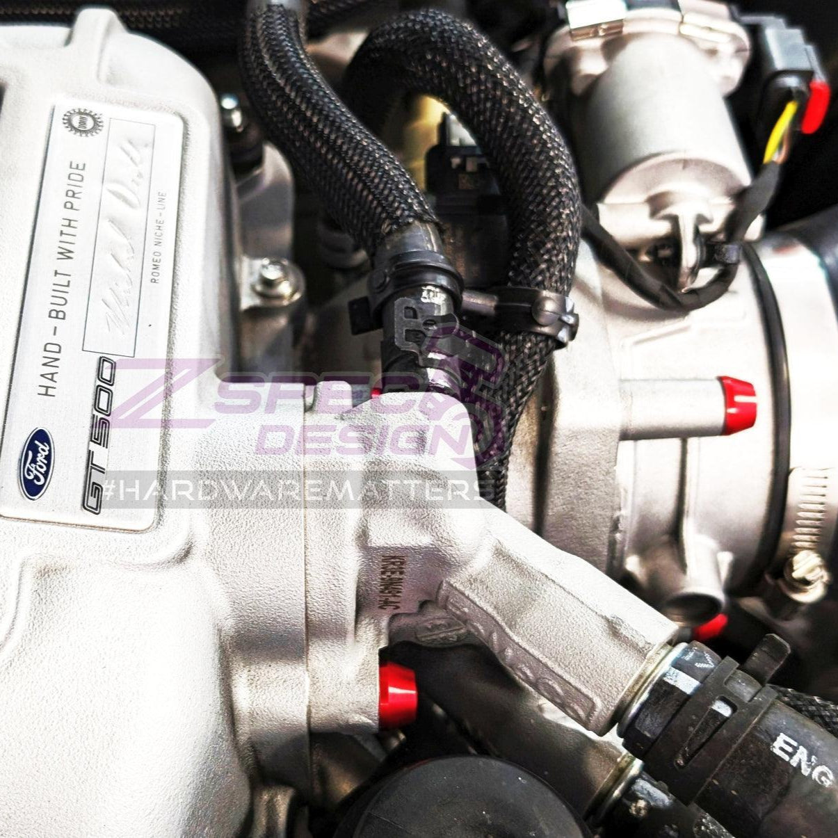 ZSPEC Stage-3 Dress Up Bolts® Fastener Kit for '15-23 Ford Mustang GT500 S550, Stainless & Billet - ZSPEC Design LLC - Hardware Fasteners - Fastener Kit, ford, mustang, s550, stage 3 - zspecdesign.com