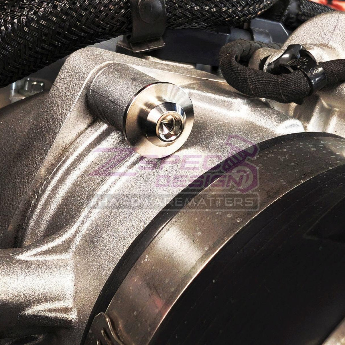 ZSPEC Stage-2 Dress Up Bolts® Fastener Kit for '15-23 Ford Mustang GT500 S550, Titanium - ZSPEC Design LLC - Hardware Fasteners - Fastener Kit, ford, mustang, s550, stage 2 - zspecdesign.com