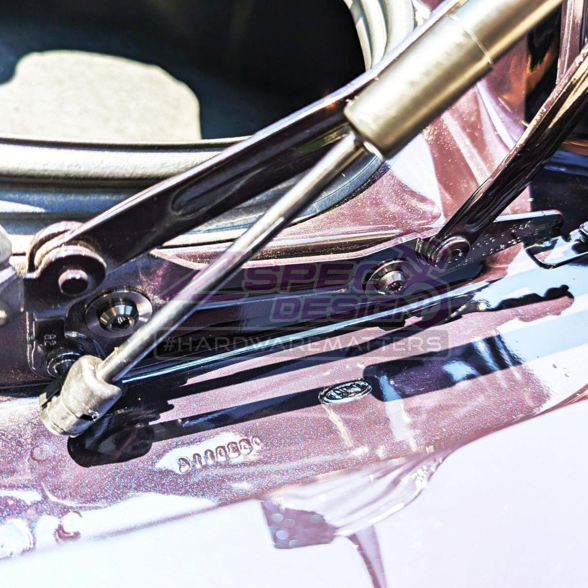 ZSPEC Stage-3 Dress Up Bolts® Fastener Kit for '15-23 Ford Mustang GT 5.0L S550, Titanium - ZSPEC Design LLC - Hardware Fasteners - Fastener Kit, ford, mustang, s550, stage 3 - zspecdesign.com