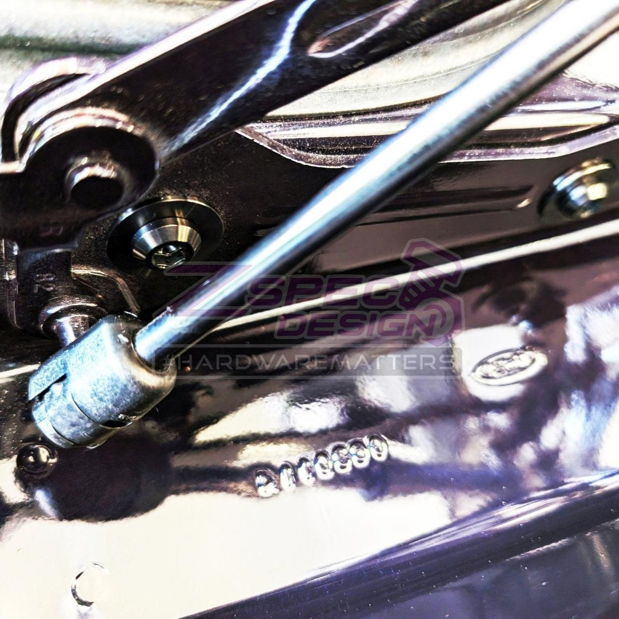 ZSPEC Stage-3 Dress Up Bolts® Fastener Kit for '15-23 Ford Mustang GT 5.0L S550, Titanium - ZSPEC Design LLC - Hardware Fasteners - Fastener Kit, ford, mustang, s550, stage 3 - zspecdesign.com