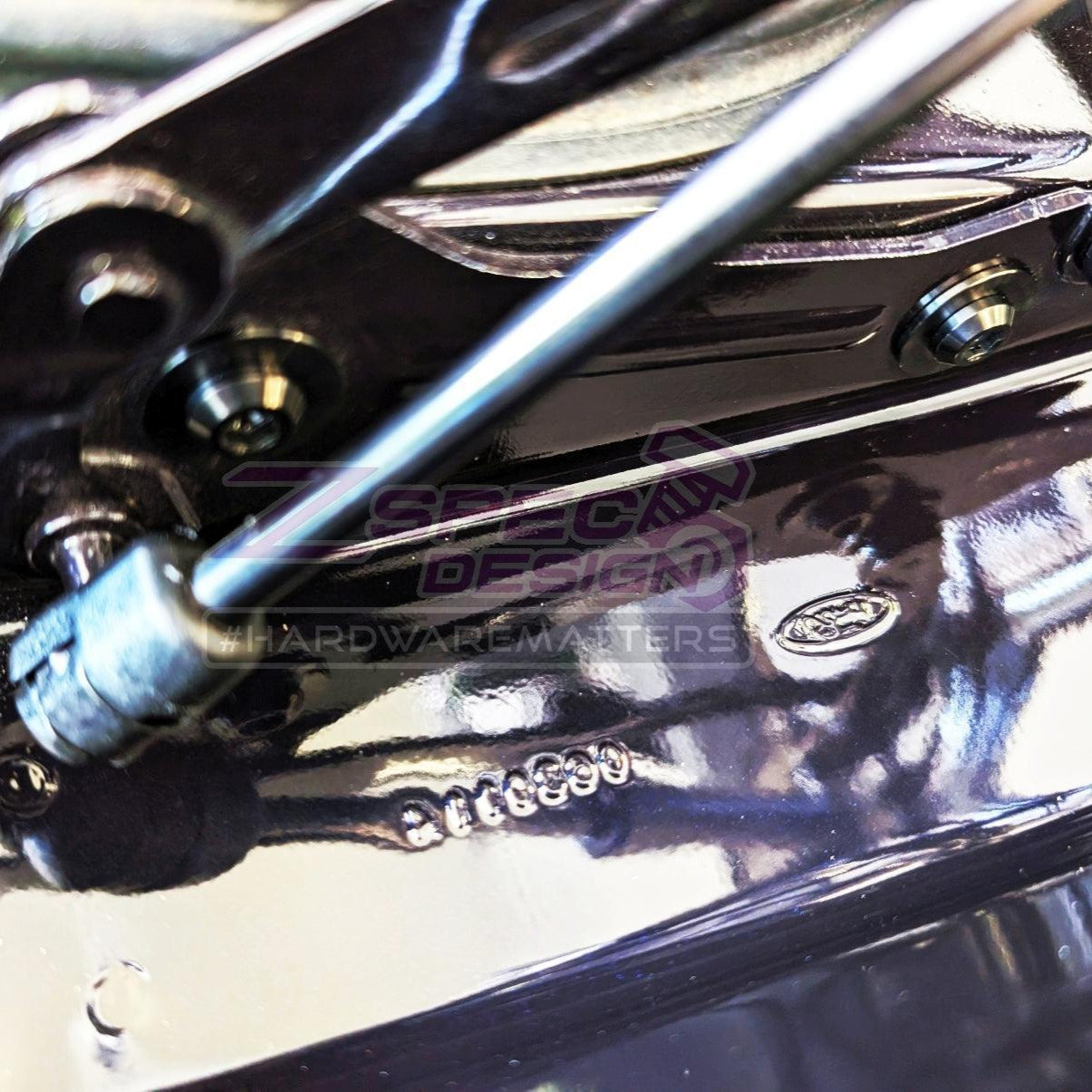 ZSPEC Stage-2 Dress Up Bolts® Fastener Kit for '15-23 Ford Mustang GT500 S550, Titanium - ZSPEC Design LLC - Hardware Fasteners - Fastener Kit, ford, mustang, s550, stage 2 - zspecdesign.com
