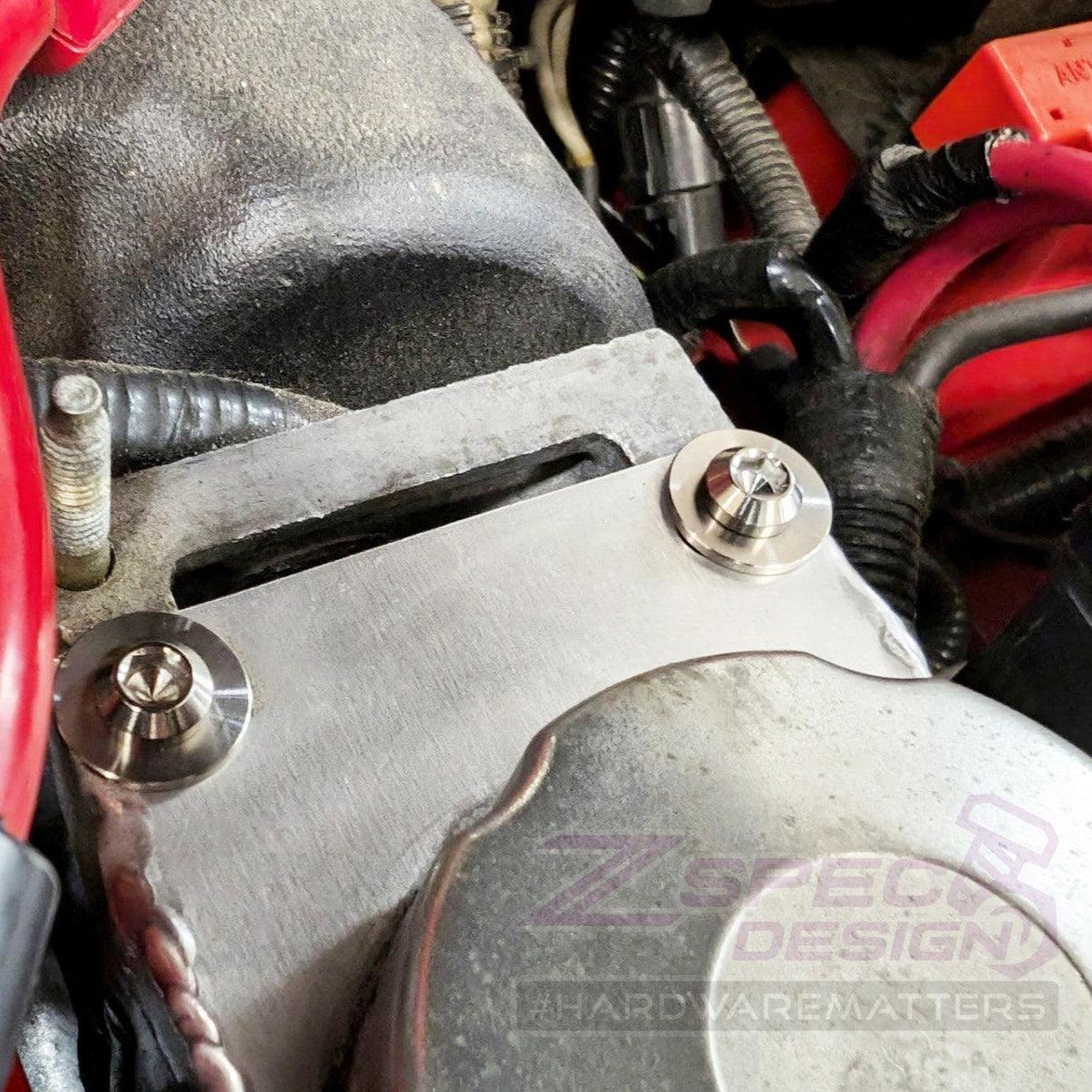 ZSPEC Stage-1 Dress Up Bolts® Fastener Kit for Ford Mustang SN95 V8, Titanium - ZSPEC Design LLC - Hardware Fasteners - Fastener Kit, ford, mustang, sn95, stage 1 - zspecdesign.com