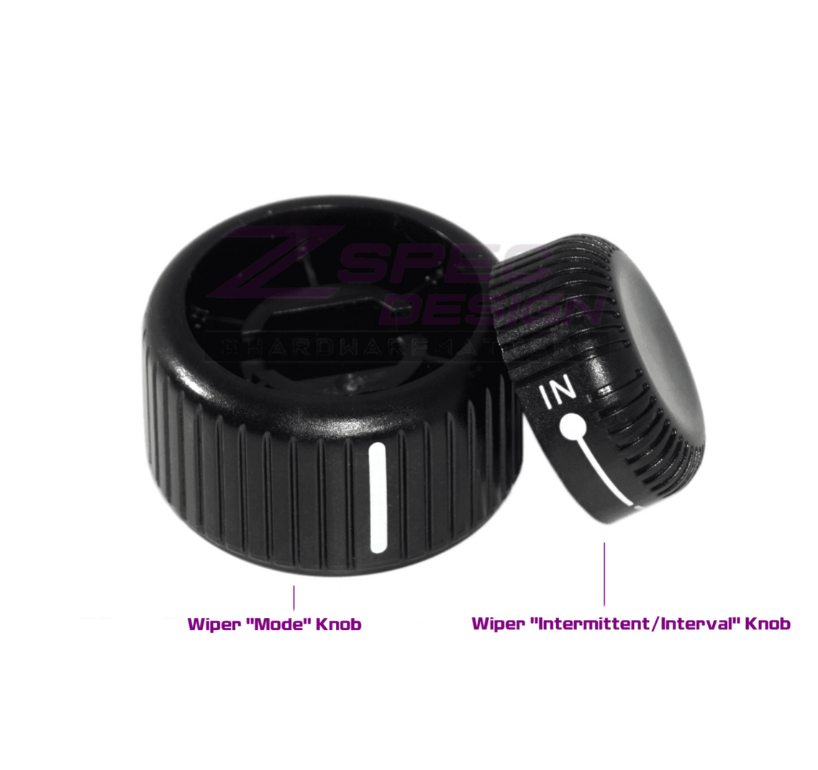 【nob】 ZSPEC LHD Wiper Control Knobs,Nissan 300zx Z32,Mode